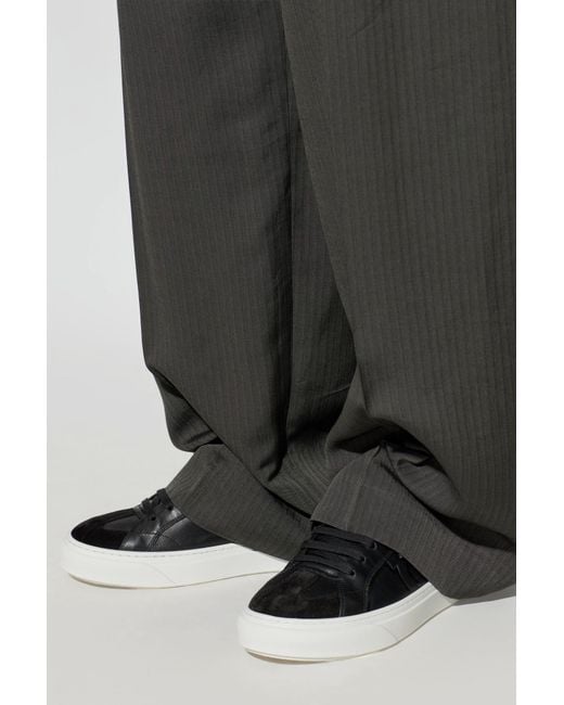Ferragamo Black Thor Sport Shoes for men