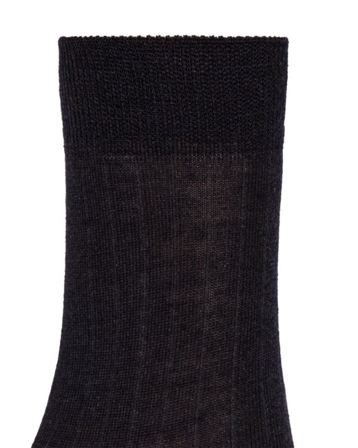 Maison Margiela Black Tabi Cut Socks