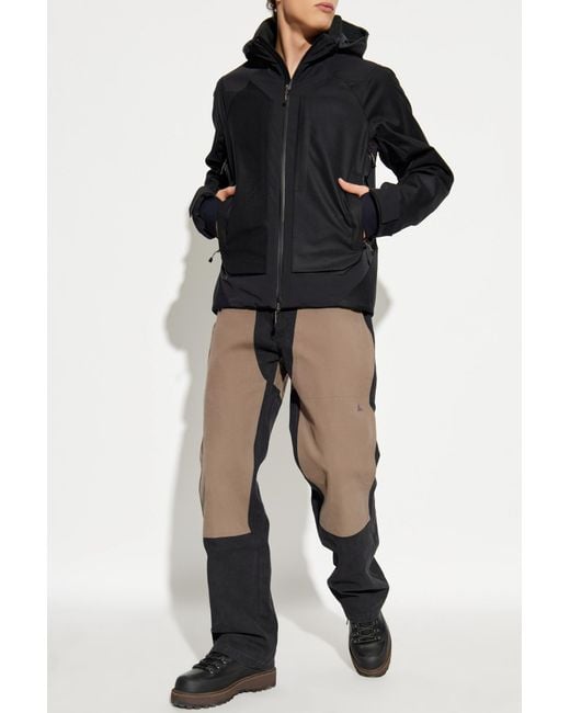 Sease Black Ski Jacket for men