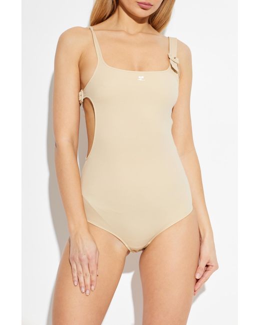 Courreges White One-Piece Swimsuit