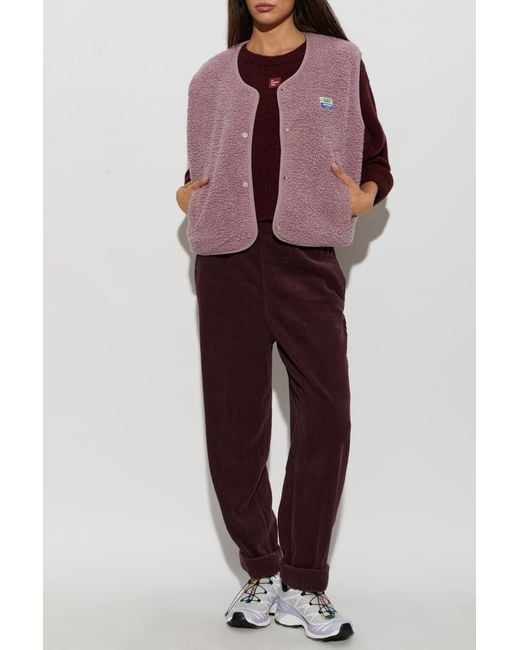 American Vintage Red Sweater With Patch