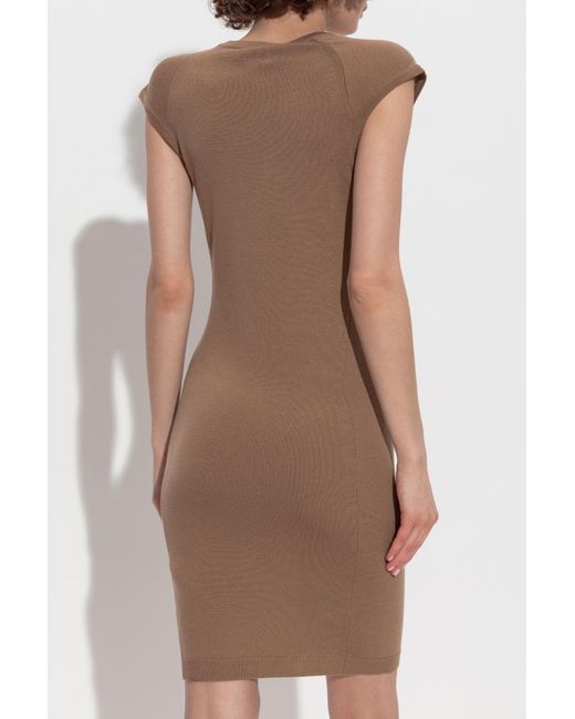 DSquared² Natural Wool Dress