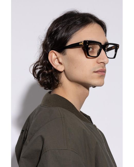 Balmain Black "Tempo" Corrective Glasses