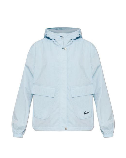 KENZO Blue Light Jacket With Hood