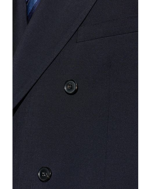 Paul Smith Blue Wool Suit for men
