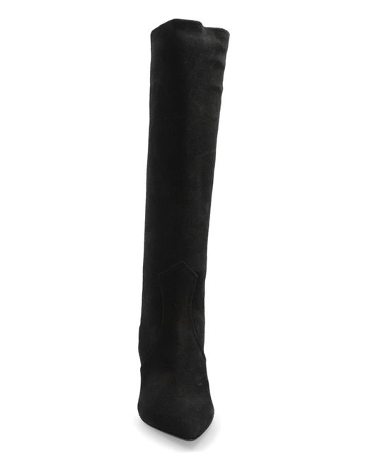 IRO Black Suede Heeled Boots "Davyn"