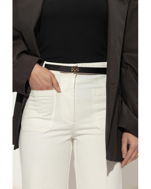 Tory Burch Black Double-Sided Belt