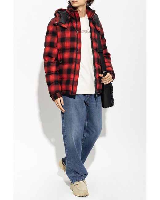 Moncler Red 'Airor' Puffer Jacket for men