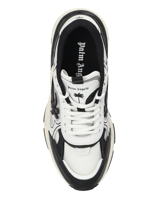 Palm Angels White Sports Shoes Pa 4