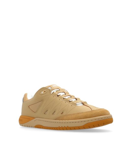 KENZO Brown Sneakers With Logo, for men