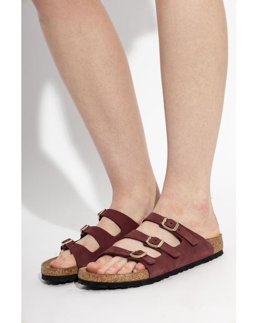 Birkenstock Brown 'Florida Fresh' Slides