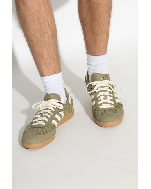 Adidas Originals Green "Samba Og W" Sports Shoes for men