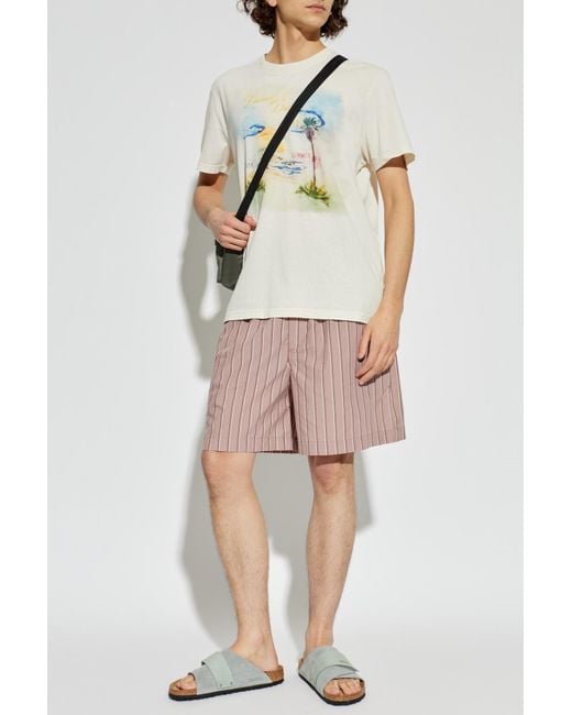 Isabel Marant Pink "Vataya" Shorts for men
