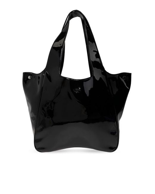 DIESEL Black Play Shopper Ew Bag, Shopper Type