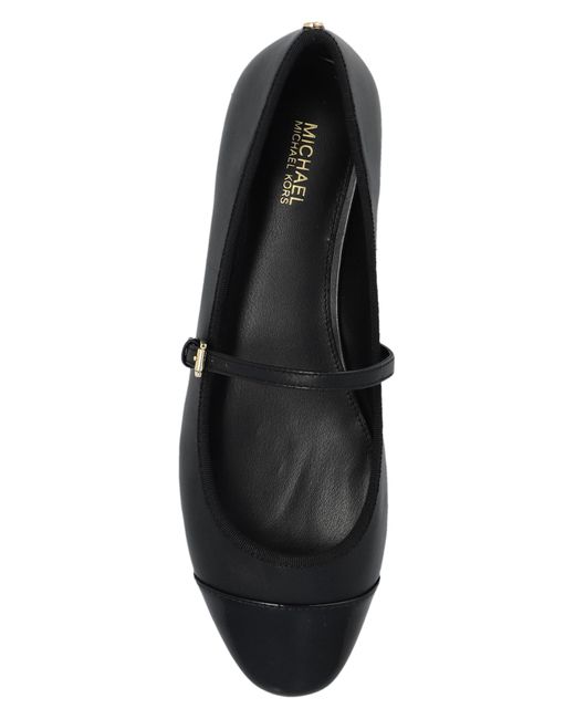 MICHAEL Michael Kors Black 'mae' Ballet Flats,