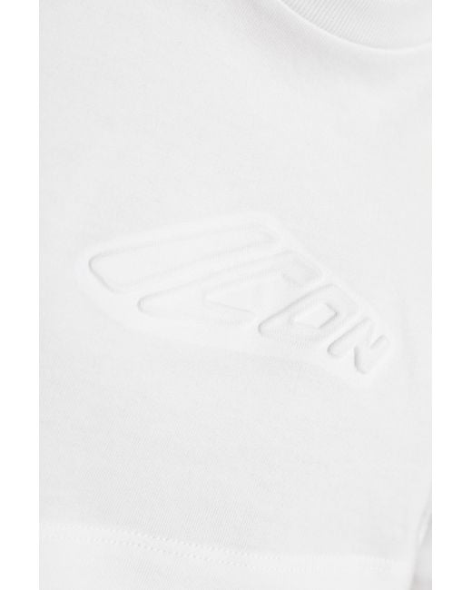 DSquared² White Short Loose-fitting T-shirt,