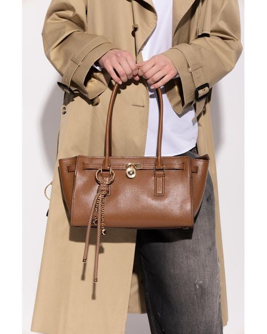 MICHAEL Michael Kors Brown Shoulder Bag "Hamilton Moderne"