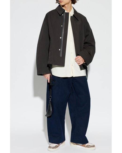 Studio Nicholson Blue 'Sorte' Trousers for men