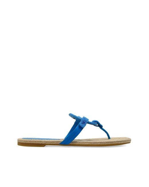 Tory Burch Blue "Miller" Slides