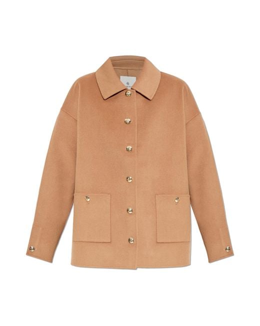 Anine Bing Natural Wool Jacket