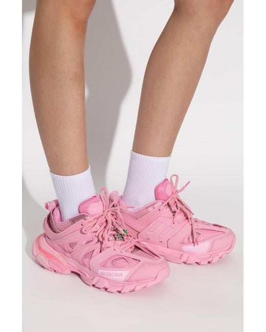 Balenciaga Pink Track Sports Shoes