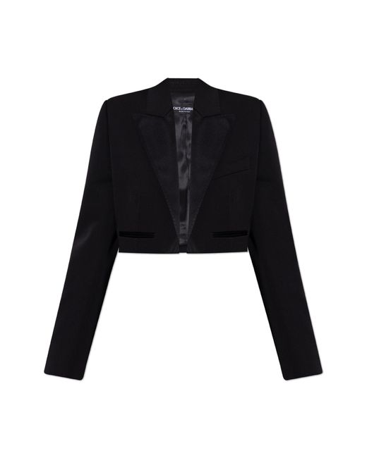 Dolce & Gabbana Black Short Jacket
