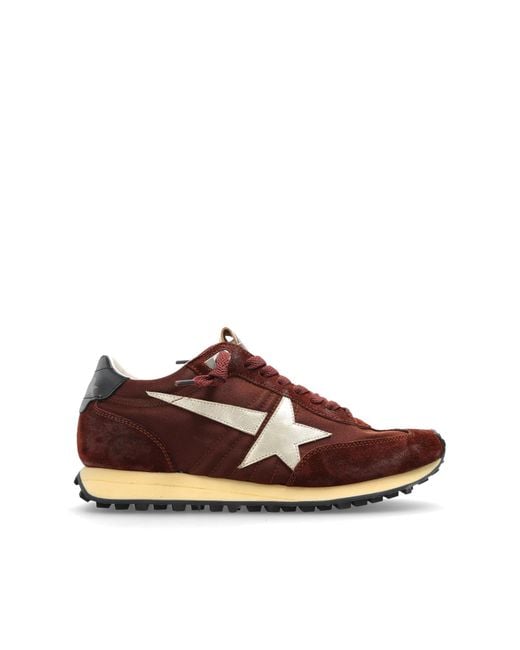 Golden Goose Deluxe Brand Brown 'Running Marathon M77' Sports Shoes