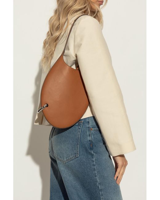 Tory Burch White Shoulder Bag 'Pierced'