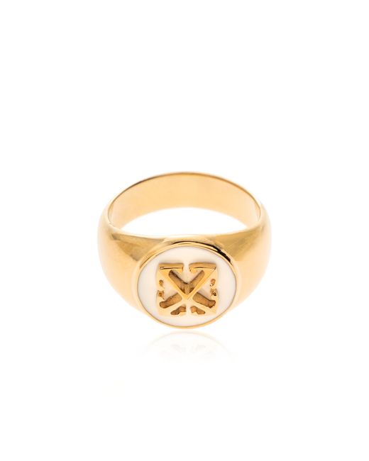 Off-White c/o Virgil Abloh Metallic Brass Ring