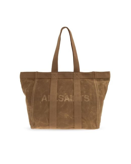 AllSaints Brown "Layo" Shopper Bag for men