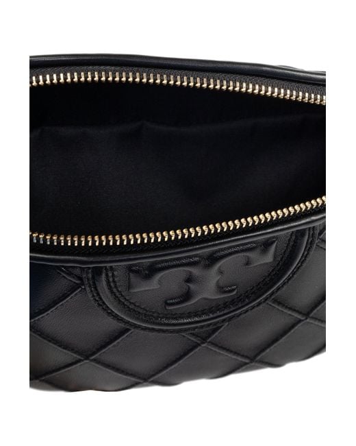 Tory Burch Black Belt Bag 'Fleming Soft'