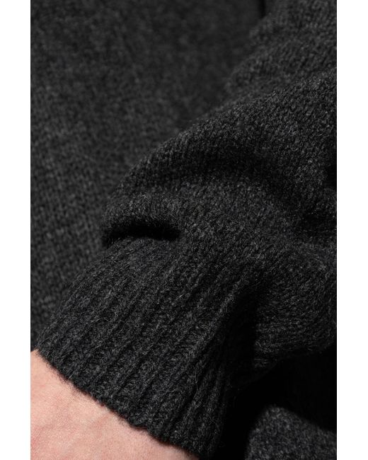 A.P.C. Black Yak Sweater for men