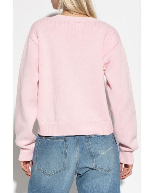 LoveShackFancy Pink Sweater 'Blushing'