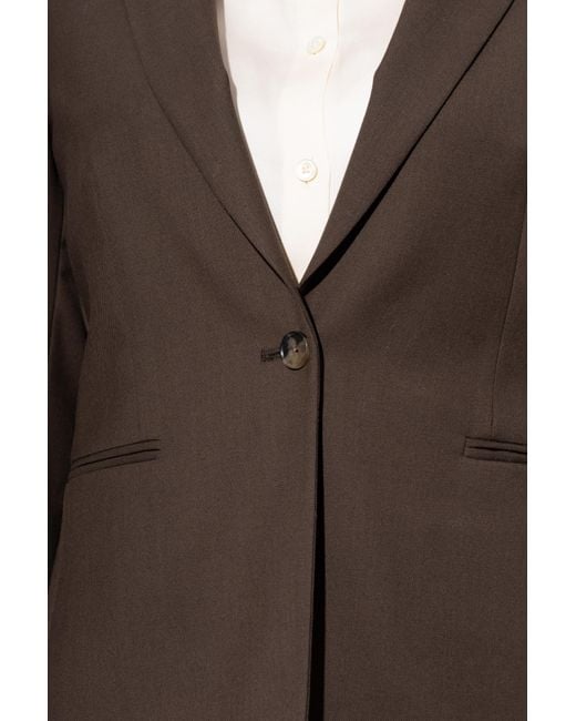 Paul Smith Brown Single-Vent Blazer