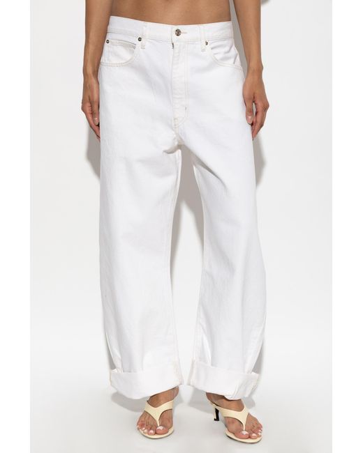 FRAME White 'Bubble' Jeans