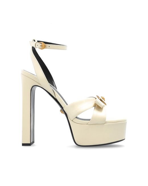 Versace Pink Platform Sandals