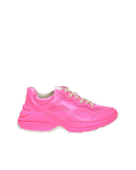 Gucci Pink 'rhyton' Sneakers