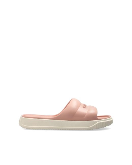 Moncler Pink 'Altive' Slides