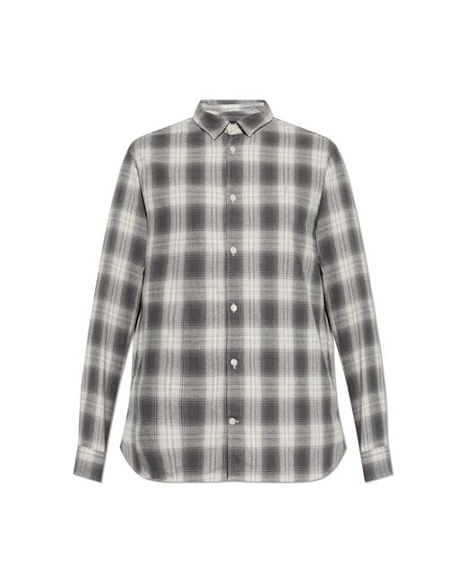 AllSaints Gray 'Kelby' Shirt for men