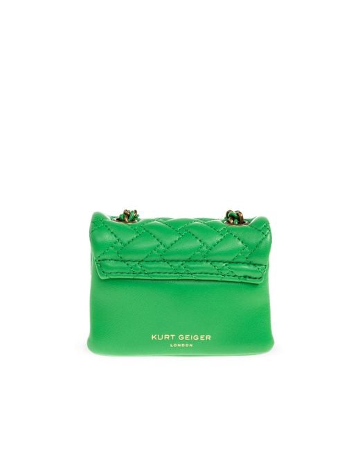Kurt Geiger Green Shoulder Bag 'Kensington Nano'