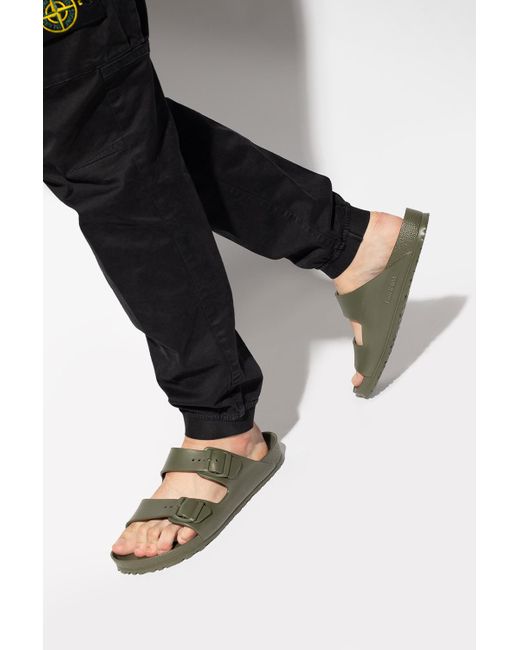 Birkenstock 'arizona Eva' Slides in Green for Men | Lyst Canada