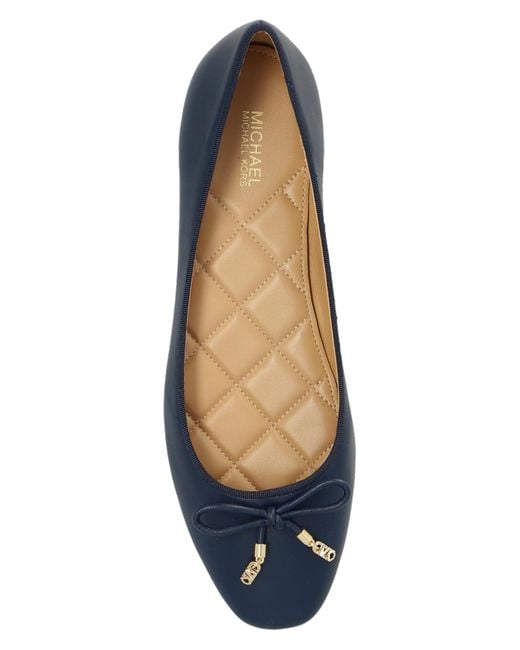 Michael kors navy ballet shop flats