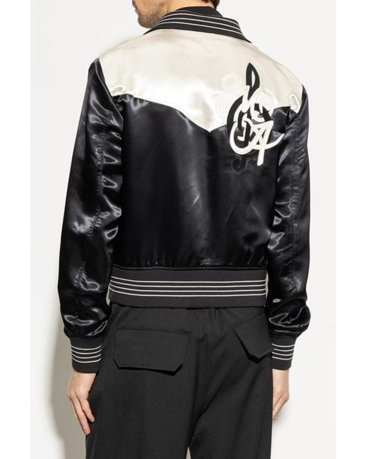 Amiri Black Bomber Jacket for men