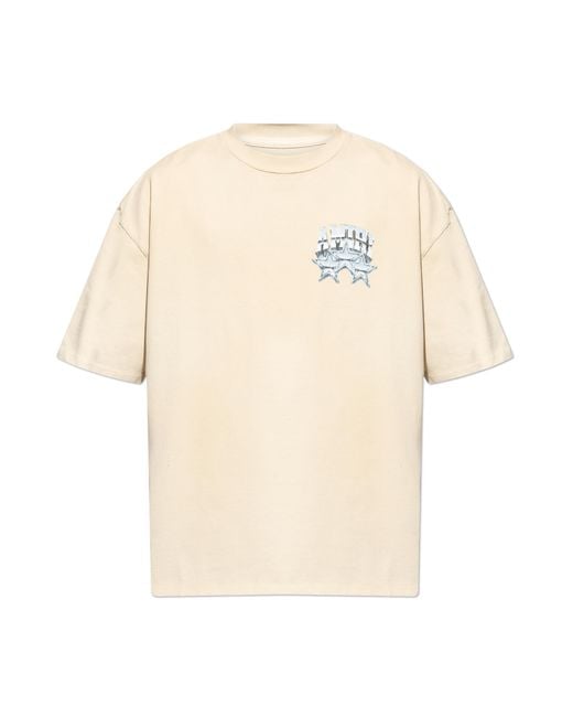 Amiri White T-Shirt With Colorful Print for men