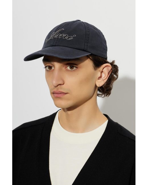 AMI Black Cap With Logo