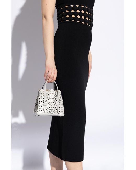 Alaïa 'Mina 16' Shoulder Bag in Black | Lyst