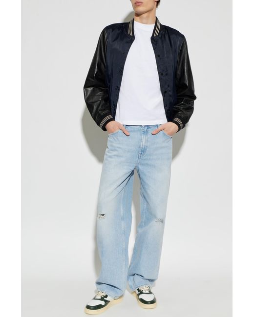 AllSaints Blue "Taishi" Jacket for men