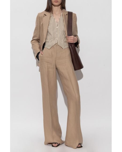Max Mara White Vest 'Fauno'