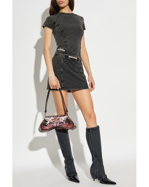 DIESEL Black Top T-Lynne