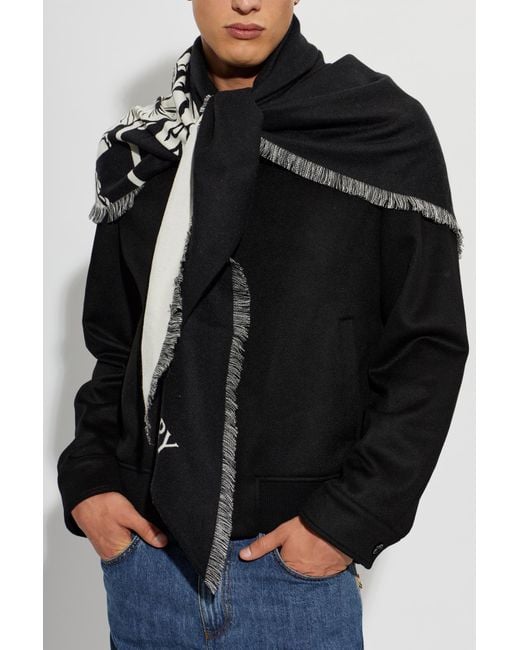 Burberry Black Triangular Scarf